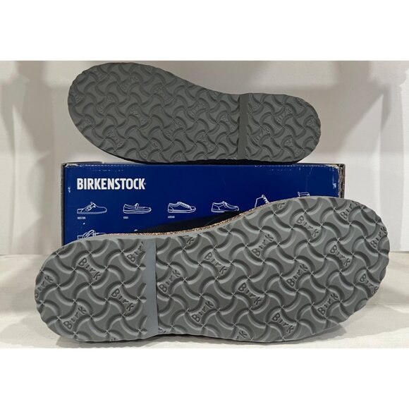 Birkenstock Delano High Moccasin Boot Black Leather Size 42 Chukka - Picture 2 of 5